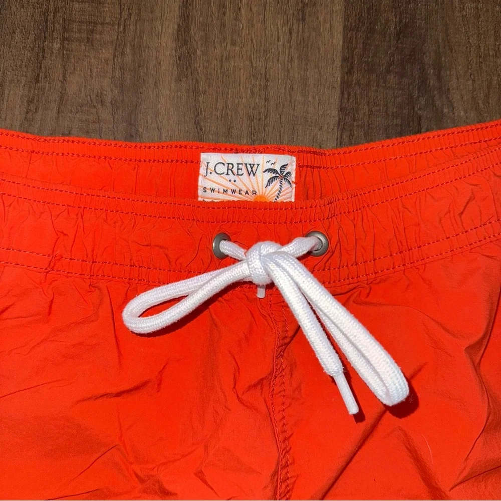 J..Crew Men’s Red Swim Trunks